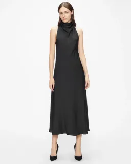 Ted Baker Joiya Cowl Neck Dress Black Size 2/AU 8 for rent on The Volte - image 1