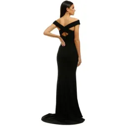 Samantha Rose Thompson Gown in Black Size 18 for rent on The Volte - image 3