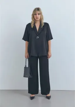 Viktoria and Woods Chorus Top and Pilot Pant Set Black   for rent on The Volte - image 1
