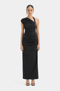 Sir the Label Giacomo Gathered Gown Black Size 10 for rent on The Volte - image 1