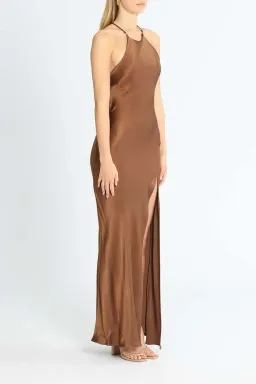 Bec and Bridge Annika Maxi Dress Brown Size 10 for rent on The Volte - image 2