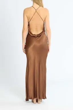 Bec and Bridge Annika Maxi Dress Brown Size 14 for rent on The Volte - image 3