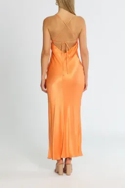 Bec and Bridge Annika Cowl Maxi Dress Sorbet Orange Size 8 for rent on The Volte - image 3