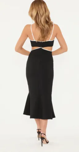 Likely Adabelle Cut-Out Dress Black Size S/AU 8 for rent on The Volte - image 2