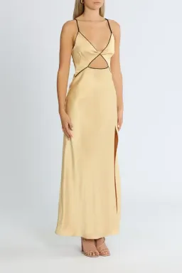 Bec and Bridge Hazel Maxi Dress in Wheat Size 6 for rent on The Volte - image 3