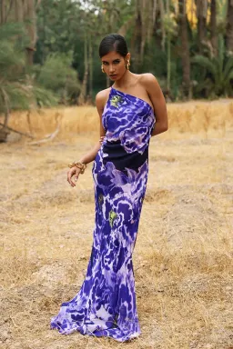 Rat & Boa Simonetta Maxi Dress Purple Size M / 10 AU for rent on The Volte - image 2