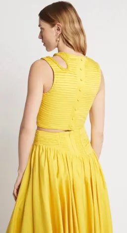 Aje Jolie Abstract Cut Out Top Size 14 & Jolie Asymmetric Midi Skirt Size 12  for rent on The Volte - image 3