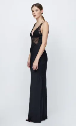 Bec & Bridge Lucille Lace Maxi Dress Black Size 8 for rent on The Volte - image 2