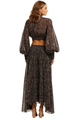 Camilla and Marc Cirro Midi Dress Print Size 8 for rent on The Volte - image 3