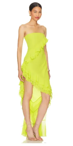 NBD Nehna Mini Dress Chartreuse Green Size XS / AU 6 for rent on The Volte - image 2