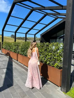 House of CB Seren Maxi Dress in Soft Pink Small /Au 8 for rent on The Volte - image 3
