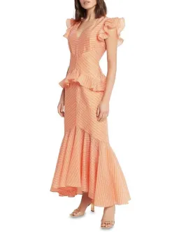 Sass & Bide Float Like A Dreamer Dress Orange Size 14 for rent on The Volte - image 2