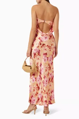 Bec & Bridge Moon Dance Strapless Dress Belle Floral Size 8 for rent on The Volte - image 3
