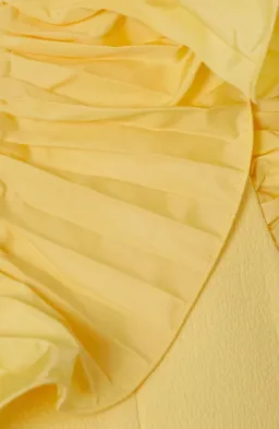 Rebecca Vallance Chloe Midi Dress Yellow Size 10 for rent on The Volte - image 6