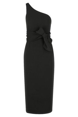 Shona Joy One Shoulder Black Dress Size 12 for rent on The Volte - image 5