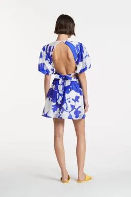 Sir the Label Vivi Open Back Mini Dress Print Size 3 / AU 12 for rent on The Volte - image 2
