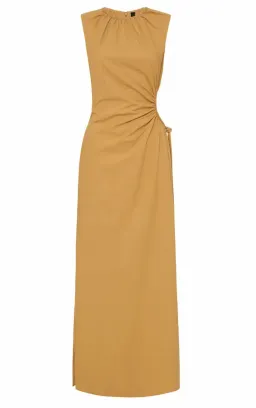 Sir the Label Dion Cut Out Maxi Dress Camel Size 6 for rent on The Volte - image 7