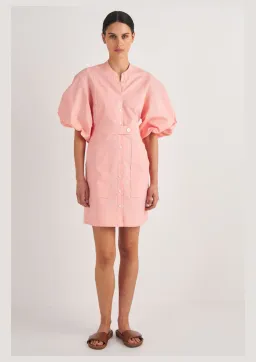 Oroton Short Utility Dress in Primrose Size 8 for rent on The Volte - image 1