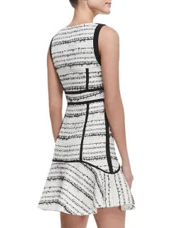 Rebecca Taylor Raffia Dress White Multi Size 8 for rent on The Volte - image 2