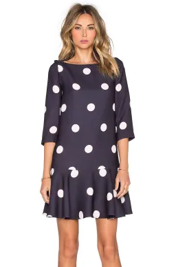 Kate Spade Polka Dot Flounce Dress Print Size 00 / AU 4 for rent on The Volte - image 2