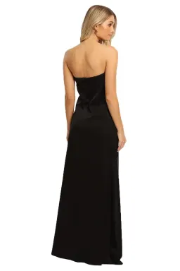 Camilla and Marc Strapless Akane Gown in Black Size 12 for rent on The Volte - image 3
