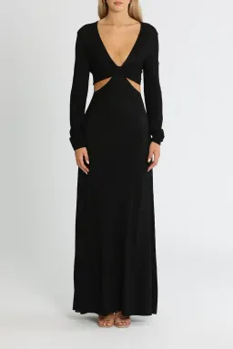 Camilla and Marc Alvar Knit Dress in Black Size 6 for rent on The Volte - image 1