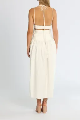 Camilla and Marc Alina Midi Dress in Cream Size 12 for rent on The Volte - image 3