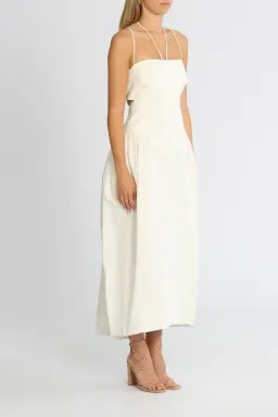 Camilla and Marc Alina Midi Dress in Cream Size 12 for rent on The Volte - image 2
