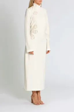 Camilla and Marc Viola Midi Dress in Cream Size 12 for rent on The Volte - image 2