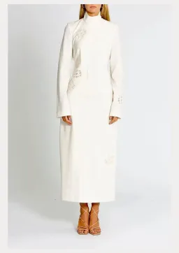 Camilla and Marc Viola Midi Dress in Cream Size 12 for rent on The Volte - image 1
