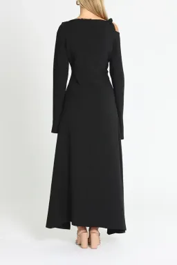 Camilla and Marc Grayson Midi Dress in Black Size 12 for rent on The Volte - image 3