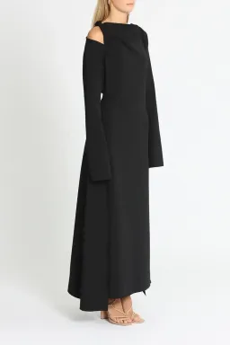 Camilla and Marc Grayson Midi Dress in Black Size 12 for rent on The Volte - image 2