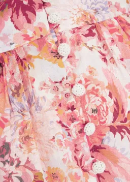 Zimmermann Devi Linen Mini Dress Floral Size 2 / AU 12 for rent on The Volte - image 4