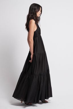 Aje Unending Maxi Dress Black Size 8 for rent on The Volte - image 2