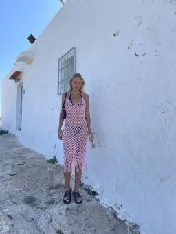 Wynn Hamlyn Saturday Dress Baby Pink Size 6 for rent on The Volte - image 2