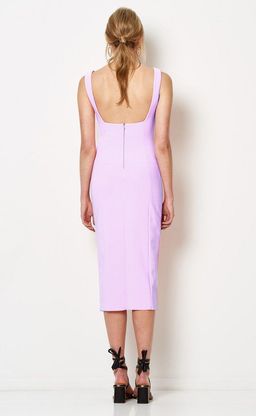  Hibiscus Islands Lilac Midi Dress for rent on The Volte - image 3