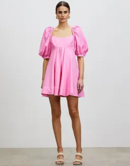 Acler Octavia Mini Dress Pink Size 8 for rent on The Volte - image 1