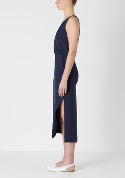 Viktoria & Woods Providence Cross Back Dress navy size 6 for rent on The Volte - image 3
