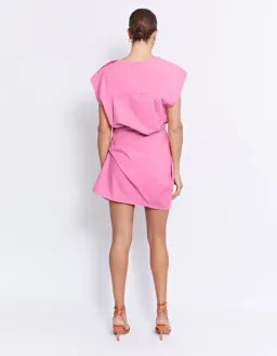 Pfeiffer Grenada Mini Twist Dress Pink Size S/Au 8  for rent on The Volte - image 2