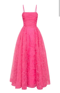 Aje Evangeline Cornelli Maxi Dress Pink Size 8 for rent on The Volte - image 6