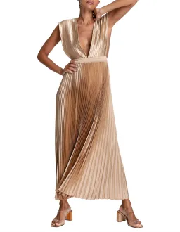 L'Idee Gala Gown Gold Size 6 for rent on The Volte - image 4