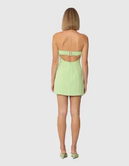 The Wolf Gang Ravello Mini Dress Mint Green Size XS / AU 6 for rent on The Volte - image 3
