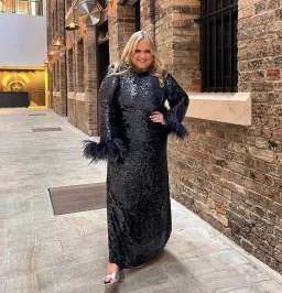 Rachel Gilbert Xanthy Gown Black Size 14 for rent on The Volte - image 2