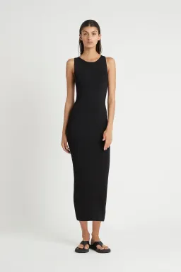 Sir the Label Marcelle Open Back Dress Black Size 2 / AU 10 for rent on The Volte - image 1