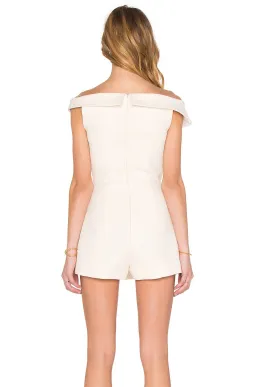 MISHA Carmela Playsuit White Size 8 for rent on The Volte - image 3