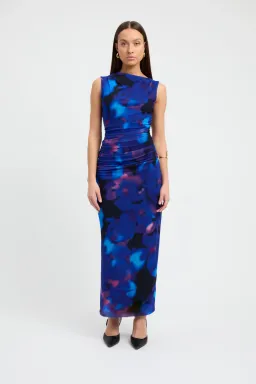 Kookai Dusk Midi Dress Multi Size 12 for rent on The Volte - image 1