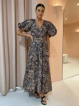 Acler Warner Dress Wild Spot  Size 12  for rent on The Volte - image 1