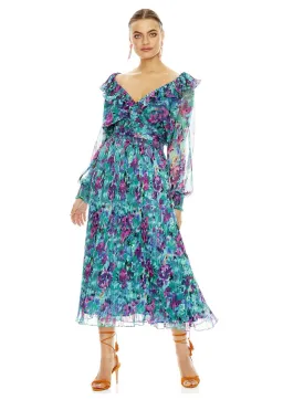 Talulah Barcelona Nights Midi Dress Floral Size M for rent on The Volte - image 1