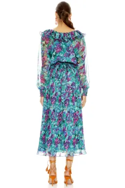 Talulah Barcelona Nights Midi Dress Floral Size M for rent on The Volte - image 2
