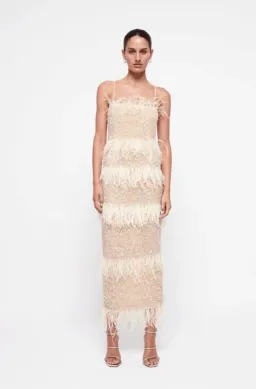 Rachel Gilbert Frenchy Dress Nude Size 3 / AU 12 for rent on The Volte - image 3